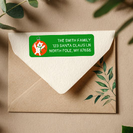 PolarBear魅力的クリスマスオーナメントクリスマスホリデー ラベル