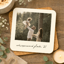 Polaroid Photo Coaster | オリジナル ヴィンテージ レトロ アート コースター