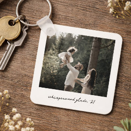 Polaroid Photo Keychain | オリジナル ヴィンテージ レトロ アート キーホルダー
