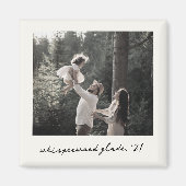 Polaroid Photo Magnet | Custom Vintage Retro Art マグネット (正面)