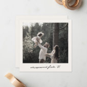 Polaroid Photo Note Card | Custom Vintage Retro ノートカード (正面/裏面インサイチュ)