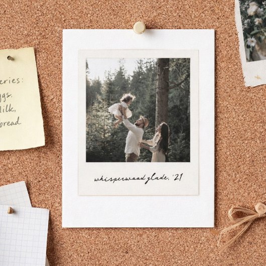 Polaroid Photo Postcard | Custom Vintage Retro Art ポストカード