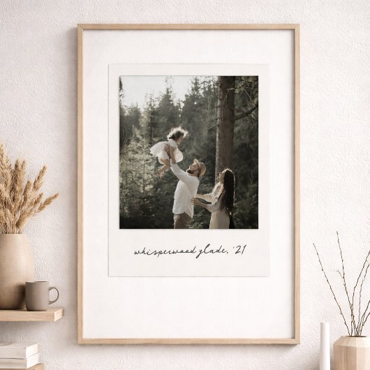 Polaroid Photo Poster | Custom Vintage Retro Art ポスター