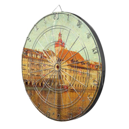 Polaroids from Lucerne ダーツボード (正面右)