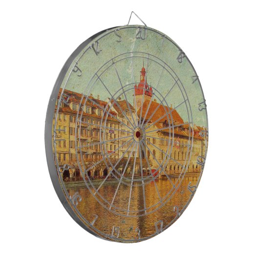 Polaroids from Lucerne ダーツボード (正面左)