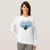Poldarkの国の写真のハートコーンウォールイギリス Tシャツ (正面フル)