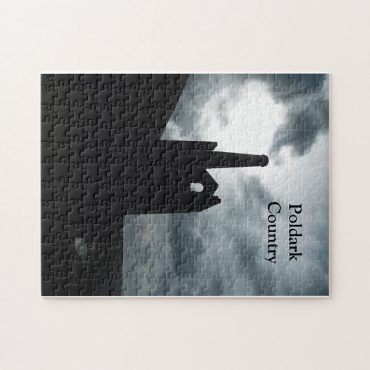 Poldarkの国のWheal Coates鉱山コーンウォールイギリス ジグソーパズル (横)