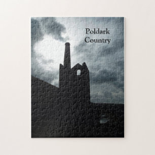 Poldarkの国のWheal Coates鉱山コーンウォールイギリス ジグソーパズル