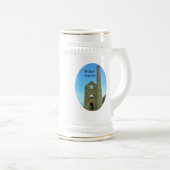 Poldarkの国鉱山はコーンウォールイギリスを台無しにします ビールジョッキ (正面右)