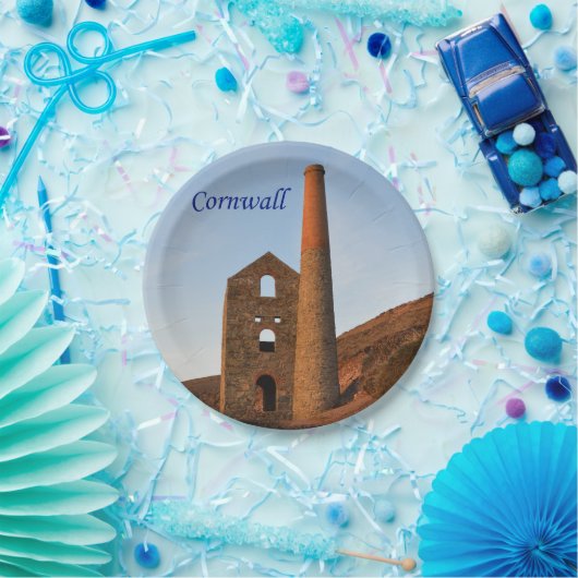 Poldarkの国鉱山はコーンウォールイギリスを台無しにします ペーパープレート (パーティー)