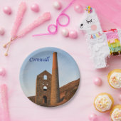 Poldarkの国鉱山はコーンウォールイギリスを台無しにします ペーパープレート (パーティー)