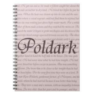 Poldarkの引用文 ノートブック