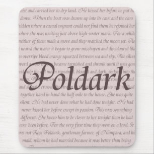 Poldarkの引用文 マウスパッド