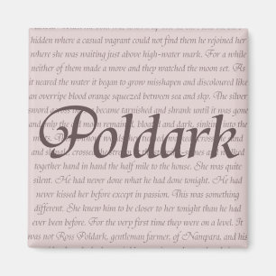 Poldarkの引用文 マグネット