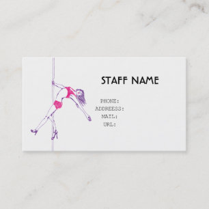 pole danse BUSINESS CARD 名刺
