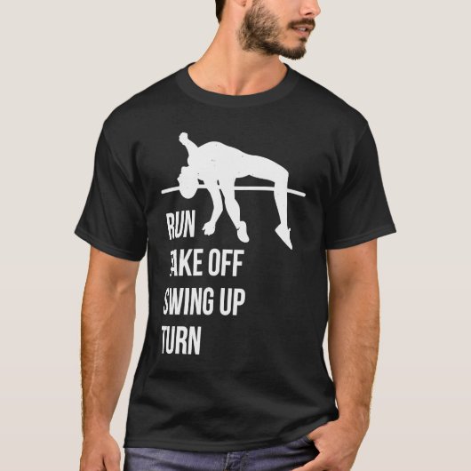 Pole Vault For Athletics Bar High Jumper Track And Tシャツ (正面)