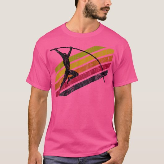 Pole Vault Tシャツ – おもしろいポールVaultシャツfor Yo (正面)