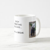 Polecatのフェレット コーヒーマグカップ (正面右)