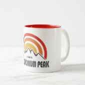 Polemonium Peak California ツートーンマグカップ (正面右)