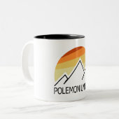 Polemonium Peak California Retro ツートーンマグカップ (正面左)