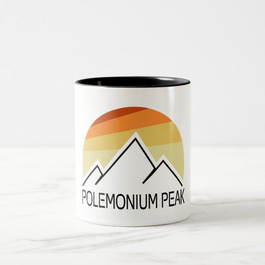 Polemonium Peak California Retro ツートーンマグカップ (中央)