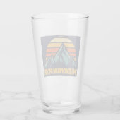 Polemonium Peak California Retro Turquoise タンブラーグラス (裏面)