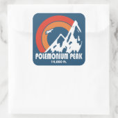 Polemonium Peak California Sun Eagle スクエアシール (バッグ)