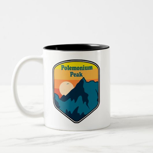 Polemonium Peak California Sunrise ツートーンマグカップ (左)