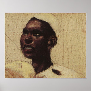 Polenov - The Head Of Nubian Man ポスター