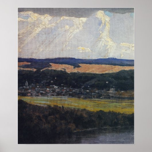 Poleov - Tarusa From High Bank Of The Oka ポスター (正面)