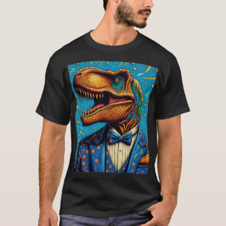 Polera Retrato  Dinosaurio Tシャツ