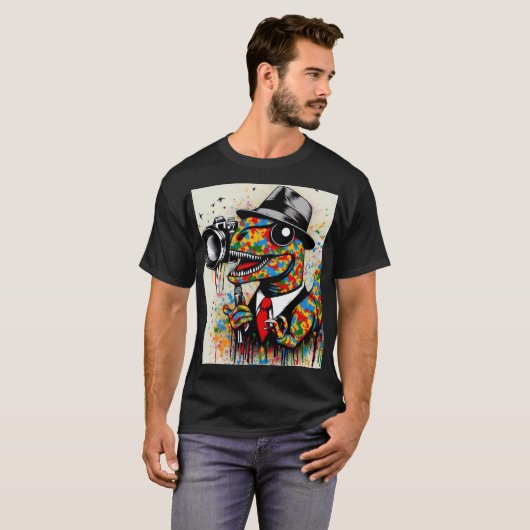 Polera T-Rex Fotógrafo Tシャツ (正面フル)
