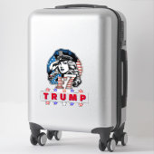 Police001 D2Lカットカスタムビニールステッカー シール (スーツケース)