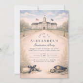 Police Academy Badge Ceremony Graduation 招待状 (正面)