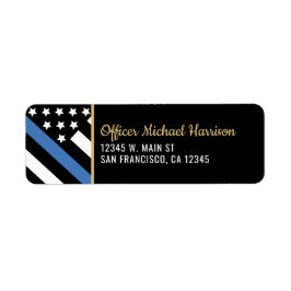 Police Academy Graduation Law Enforcement Address ラベル