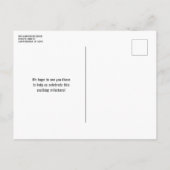 Police Academy Graduation Law Enforcement Officer インビテーションポストカード (裏面)