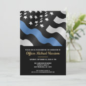 Police Academy Graduation Law Enforcement Officer 招待状 (スタンド正面)