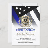 Police Academy Graduation Party Invitation 招待状 (正面)