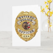 Police_Badge_Retired カード (黄色い花)