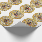 Police_Badge_Retired ラッピングペーパー (角)