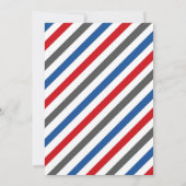 Police Birthday Invitation Police Officer Party 招待状 (裏面)