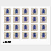 Police Box Thank You Stickers v6 スクエアシール (シート)