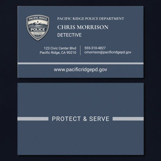 Police Business Card 名刺