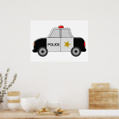 Police Car ポスター (キッチン)