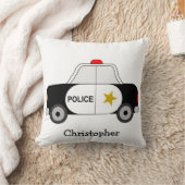 Police Car Design Personalised クッション (ブランケット)