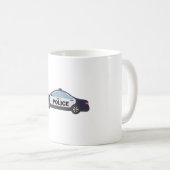 Police car Gift for Kids boys コーヒーマグカップ (正面右)