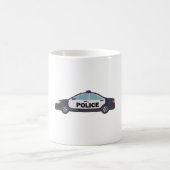 Police car Gift for Kids boys コーヒーマグカップ (中央)