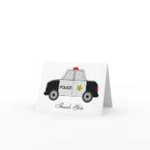 Police Car Thank You