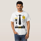 Police Costume For & Adults Halloween Police Offic Tシャツ (正面フル)