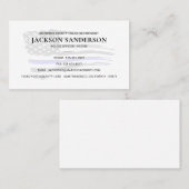 Police Department Flag Law Enforcement Officer 名刺 (正面/裏面)